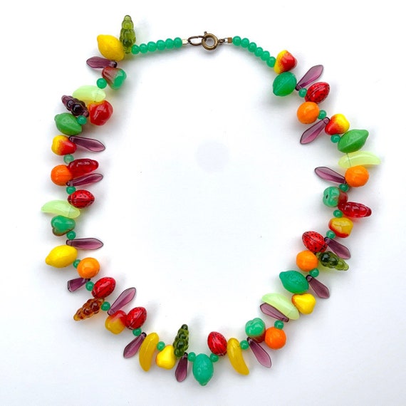 Vintage Fruit Necklace