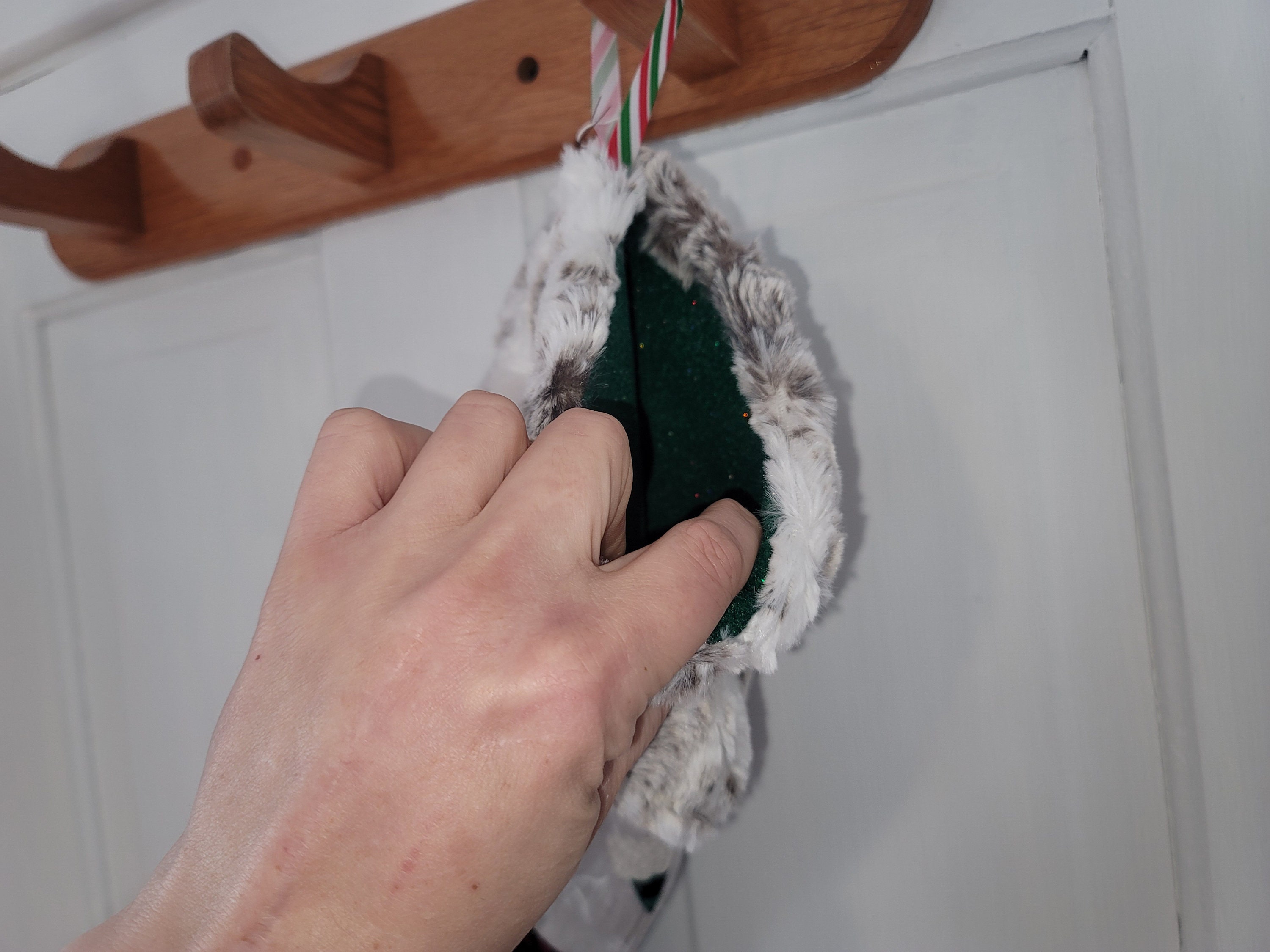 MEDIUM Handmade Country Rustic Mittens Gloves Winter Christmas Stocking ...