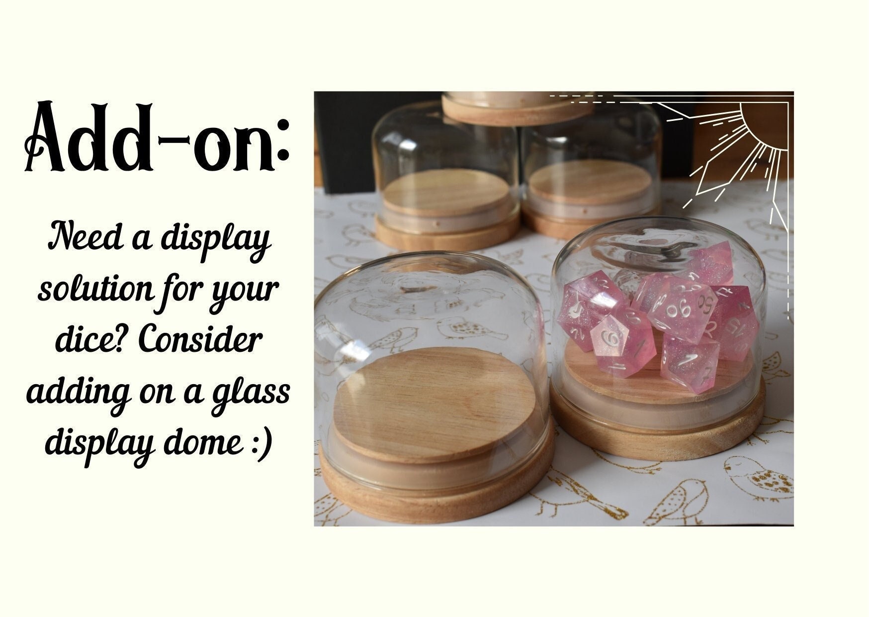 Dice Display Dome
