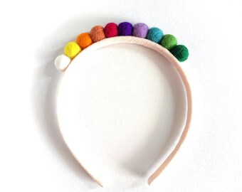 Cerchietto arcobaleno colorato per bambine | Bambini - ottimo regalo per l'inizio della scuola