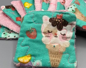 Almohadillas descolchadoras de maquillaje reutilizables