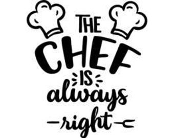 El chef siempre tiene la razón SVG
