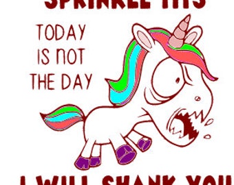 Angry attack unicorn