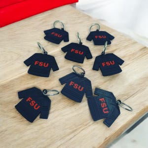 Customize Your Style with 3D-Printed Hockey Jersey Keychains | Personalized Souvenirs for Hockey Fans