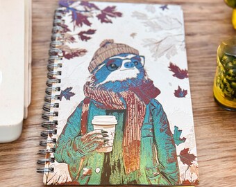 Sloth Journal 3D Printed Sloth Journal: Cozy Coffee Lover's Notebook - Etsy