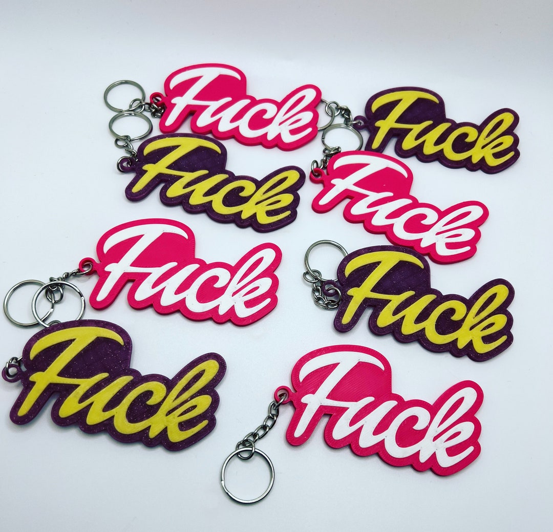 3D Printed Keychain: Edgy Statement Accessory - Etsy