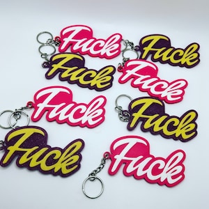 3D Printed Keychain: Edgy Statement Accessory - Etsy