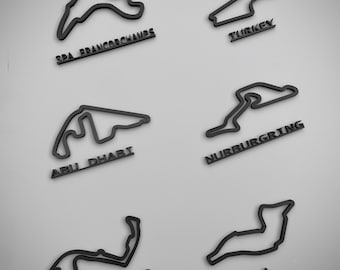 3D Anglesey Race Circuit Wall Art Race Track Motorsport 3D Print 3D Anglesey Race Circuit Wall Art Race Track Motorsport 3D Print