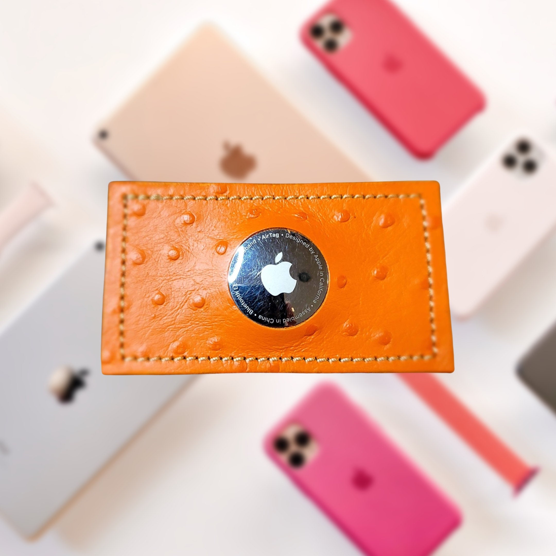 Airtag Wallet Apple Airtag Leather Wallet Card Aircard Etsy