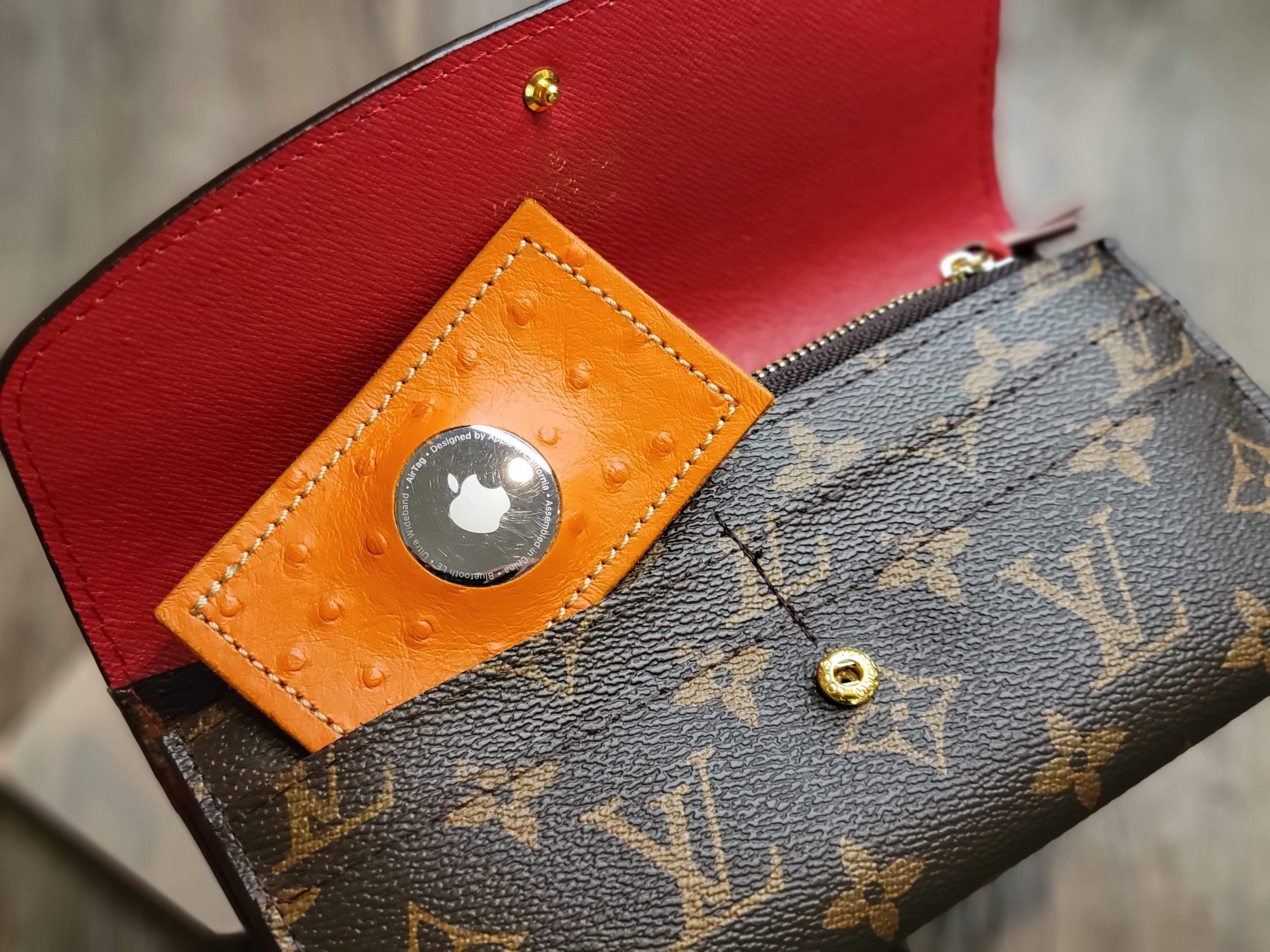 Airtag Wallet Apple Airtag Leather Wallet Card Aircard Etsy