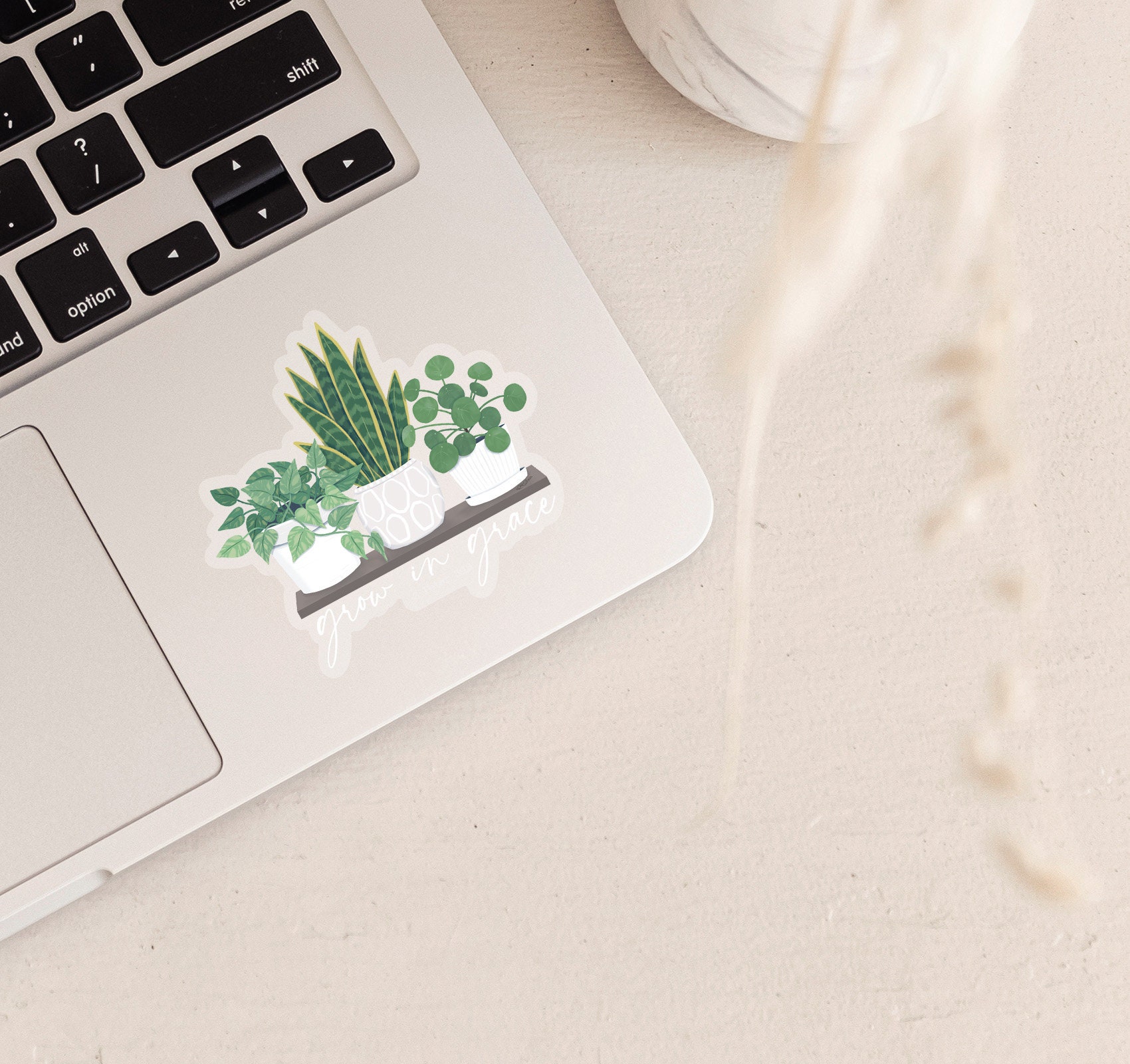 Grow in Grace, 2 Peter 3:18 Vinyl Sticker || Christian Stickers ...