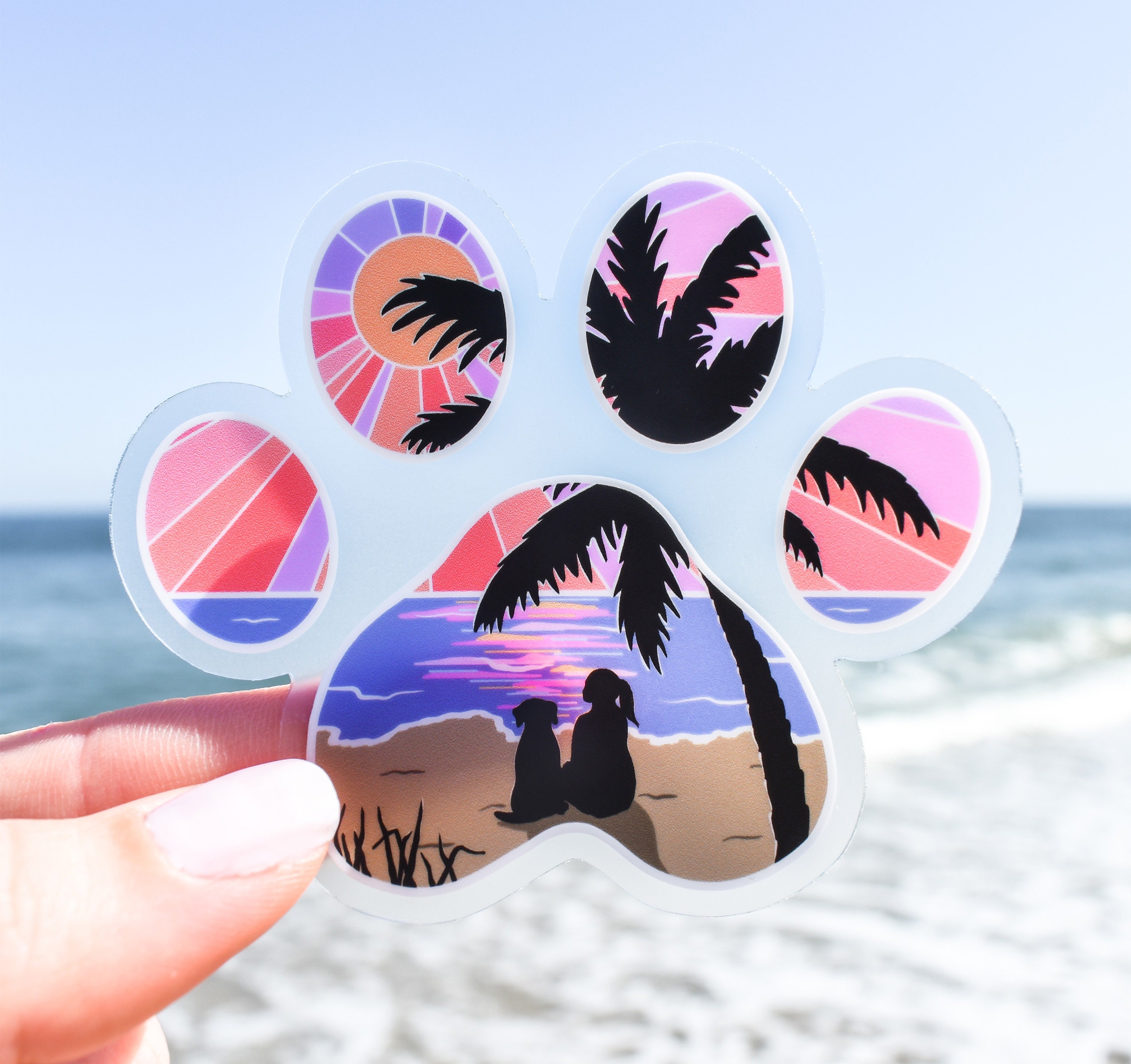 Vintage Surf Logo Sticker - Stickers Factory