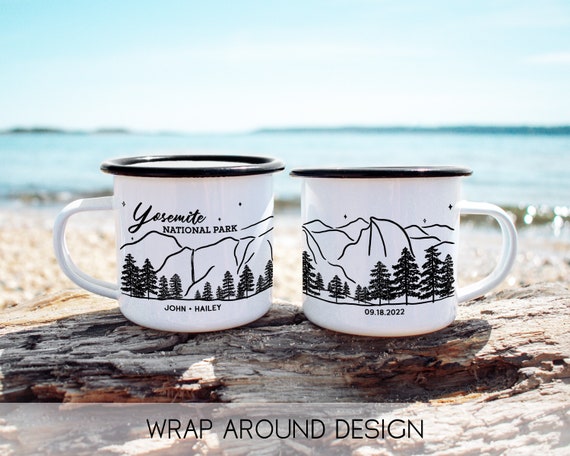 Custom Camping Mugs & Personalized Enamel Camp Mugs