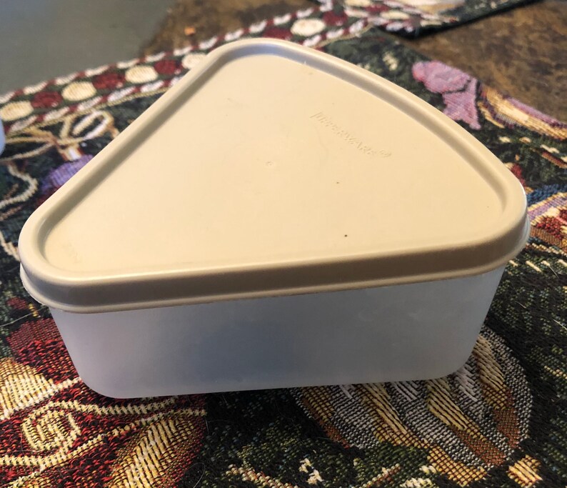 Tupperware storage triangle modular mates containers plastic Etsy