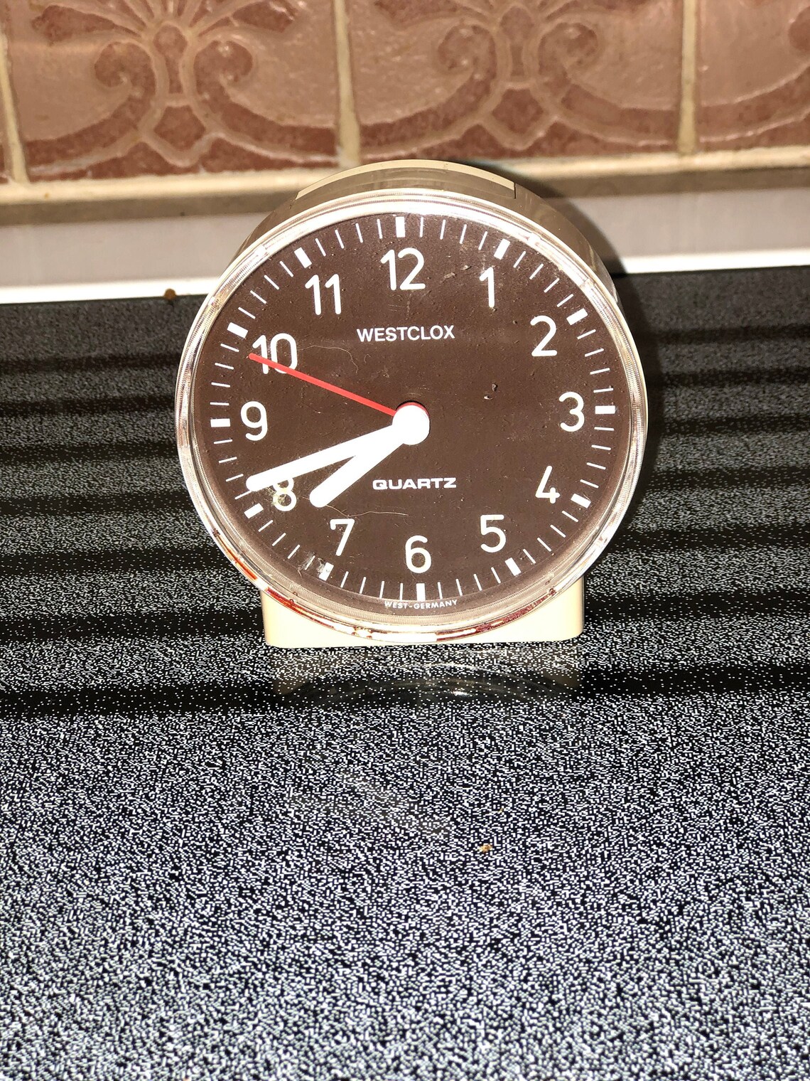 Westclox alarm clock battery operated vintage clock travel Etsy