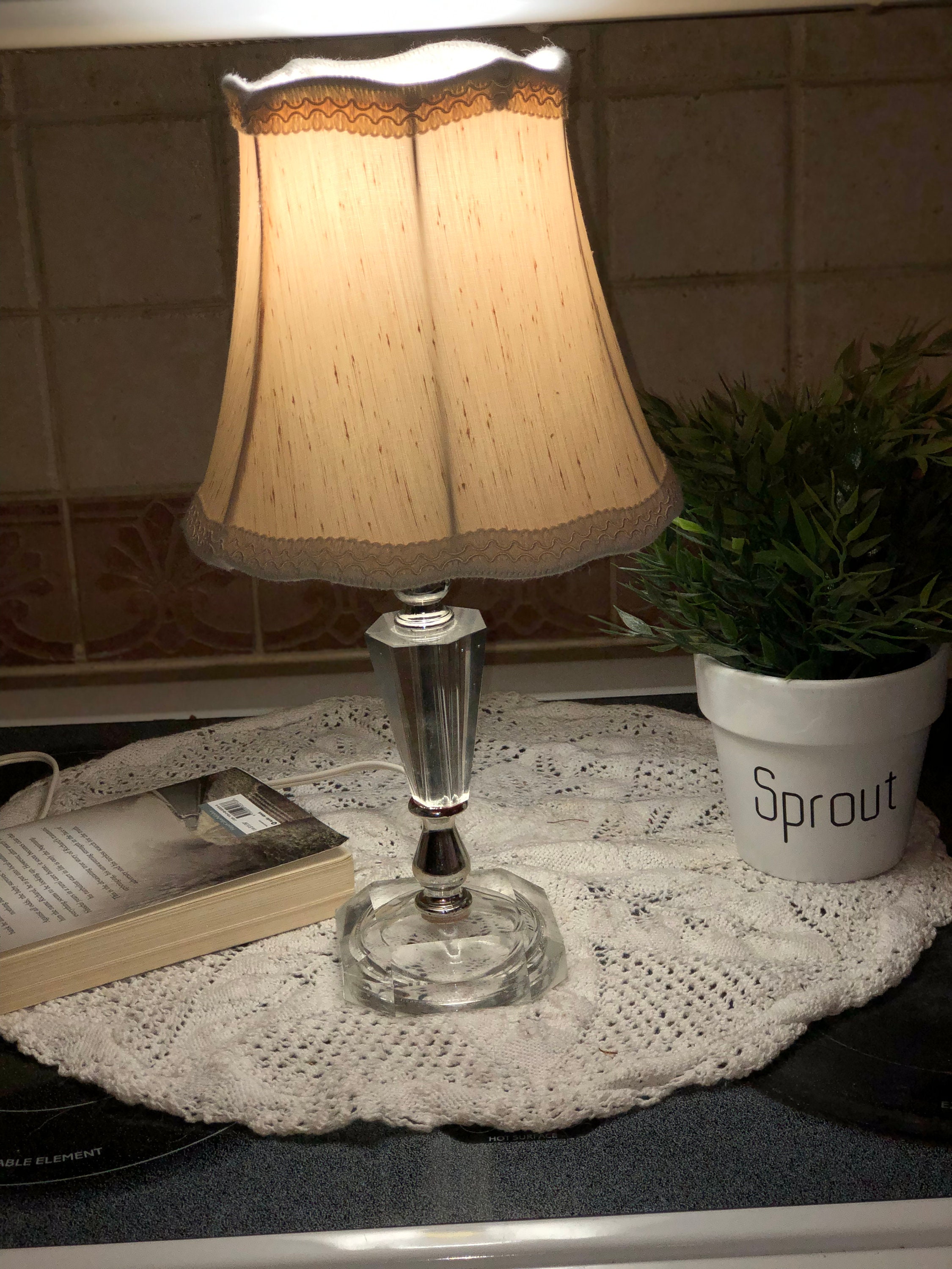 Pinwheel Crystal Lamp for sale Only 4 left at 60