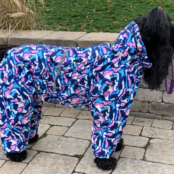Raincoat for BLACK RUSSIAN TERRIER or similar size breed