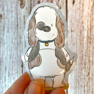 Vinyl beagle sticker/laptop decal/water bottle sticker
