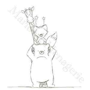 Printable Coloring Sheet: Holding me up!