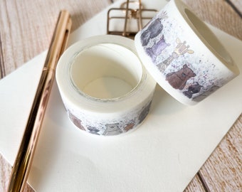 Animal washi tape