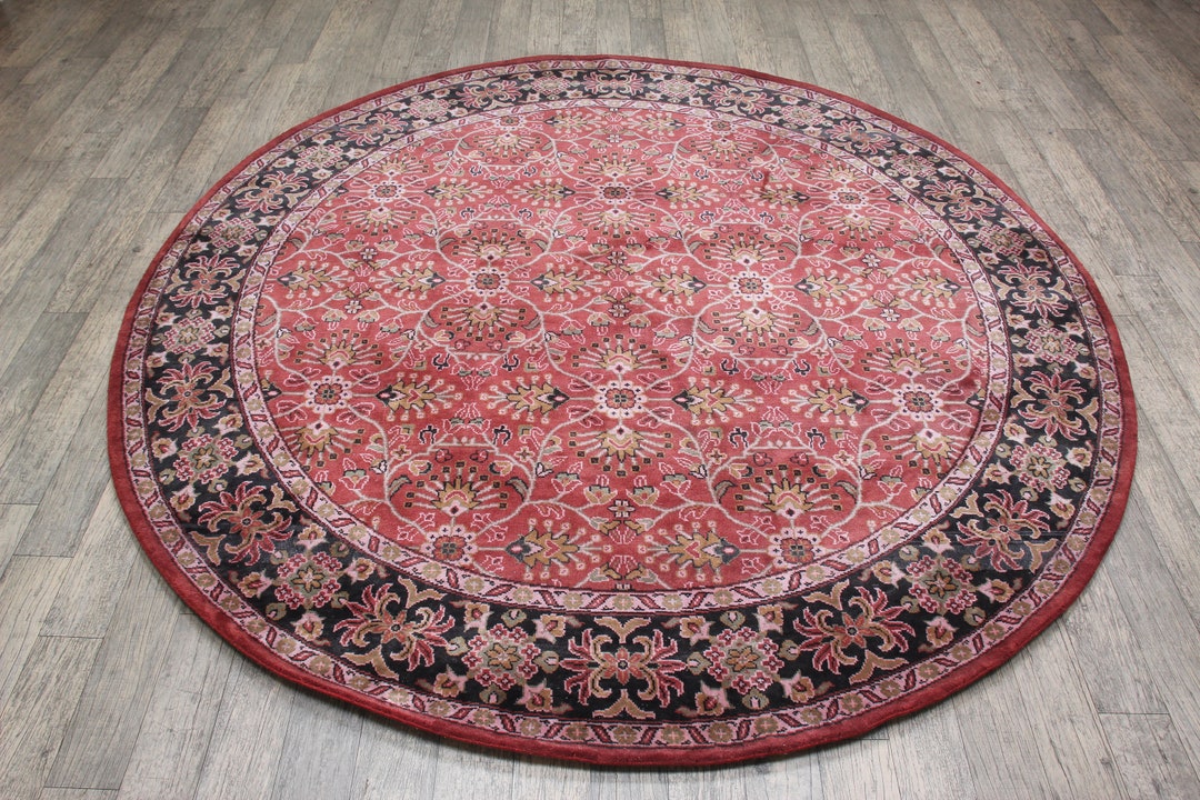 Round Silk Rug , 8x8 Feet Round Carpet , Oriental Silk Rug - Etsy