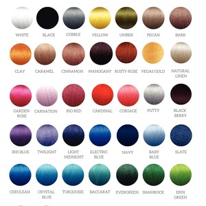 a poster with different shades of hair