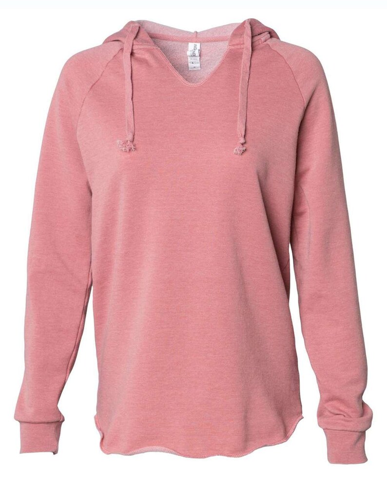 a pink sweatshirt with a hoodie on it
