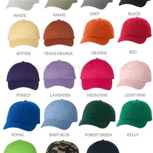 a bunch of hats that are all different colors