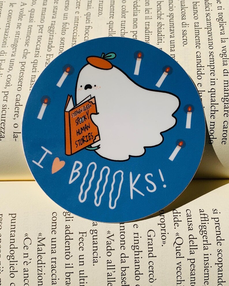 I love BOOKs sticker immagine 1