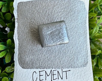 Cement | Handgemaakte aquarellen | Handgemaakte verf | Aquarellen | Aquarel | Handgemaakte kaarten |