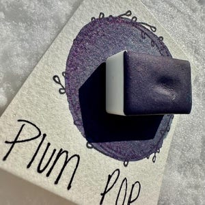 Plum Pop | Limited Color | Matte and Mica Blend | Handmade Watercolors | Handmade Paint | Watercolors | Watercolor | Watercolor Artist