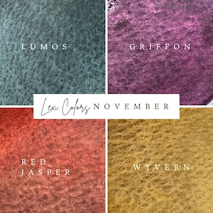 Lexi Colors November 2024 VORBESTELLUNG 1-2 Wochen Versanddatum | Handgemachte Aquarelle | Handgemachte Farbe | Aquarelle | Aquarell | Aquarell Künstler