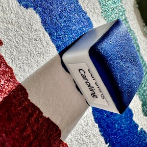 Caroling (2023 Christmas series)  | Handmade Watercolors | Handmade Paint | Calligraphy | Lettering | Flake Pigment