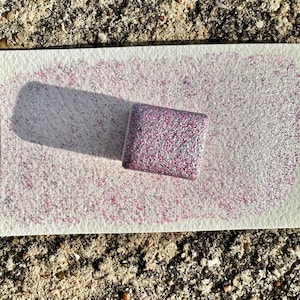 Face Palm | Glitter Mica Blend | Handmade Watercolors | Handmade Paint | Calligraphy | Lettering | Flake Pigment