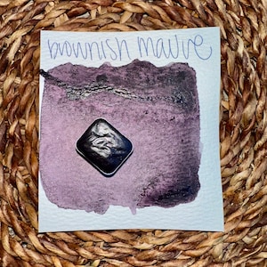 Brownish Mauve |  SHIMMER Blend  | Handmade Watercolors | Handmade Paint | Watercolors | Watercolor | Watercolor Artist