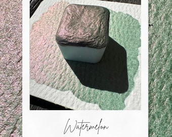 Watermelon | Handmade Watercolors | Handmade Paint | Watercolors | Watercolor Artist | Handmade Cards | Calligraphy | Lettering