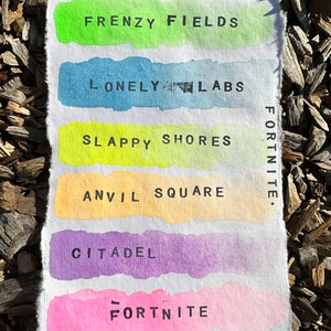 Zestaw pastelowych neonów | Ręcznie robione akwarele | Ręcznie robiona farba | Farba Shimmer |