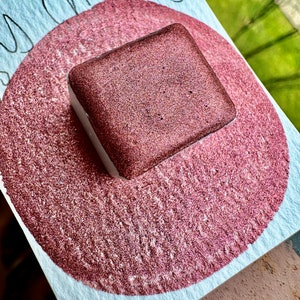 Rosy Cheeks | Chrome | Handmade Watercolors | Handmade Paint | Watercolors | Watercolor | Watercolor Artist