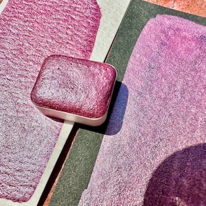 Pink Silver | Handmade Watercolors | Handmade Paint | Watercolors | Watercolor | Watercolor Artist