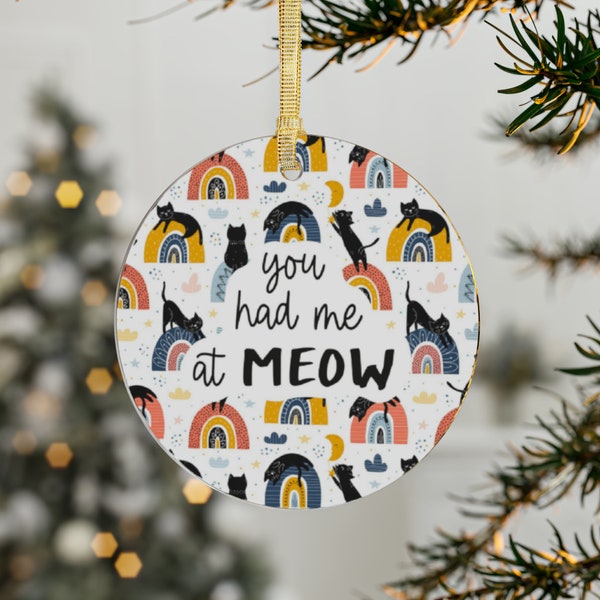 Acrylic Ornaments | Cat Christmas | Cat Lover Christmas | Gift Ideas | Holiday Decor | Cat Owner Gift