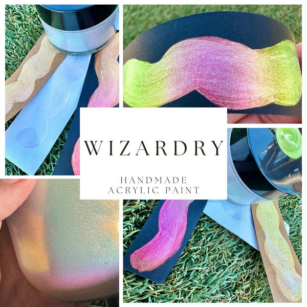 Wizardry | Handmade Acrylic Paint | Handmade Paint | Acrylic Artist | Watercolor | Acrylic Shimmer Artist