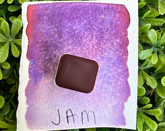 Jam | Granulation | Handmade Watercolors | Handmade Paint | Watercolors | Watercolor Artist  | Granulating Watercolor