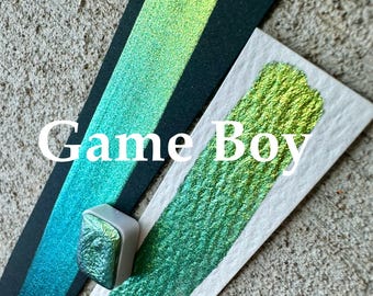 Game Boy - Nostalgia Shifters | Super Shifter | Shifting Watercolors | Handmade Paint | Watercolors | Watercolor | Handmade Watercolors |