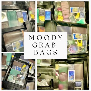 Moody Grab bags *LEGGI* / Acquerelli fatti a mano / Mezze vaschette / Colori personalizzati / Colori ad acquerello / Pacchetti
