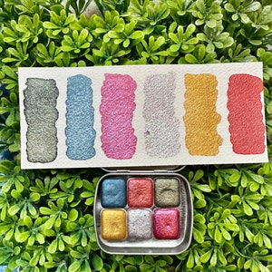 Discontinued Watercolor Palette  | Handmade Watercolors | Handmade Paint | Watercolors | Watercolor | Beginner Palette