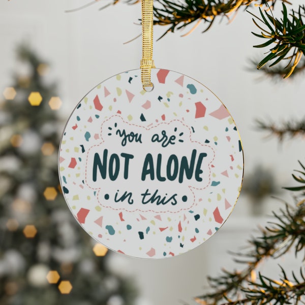 Acrylic Ornaments | Self Love Christmas | Groovy Christmas | Gift Ideas | Holiday Decor