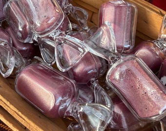 Candy Pans / Tema navideño / CANTIDAD LIMITADA / Acuarelas hechas a mano / Pintura hecha a mano / Caligrafía / Pintura brillante