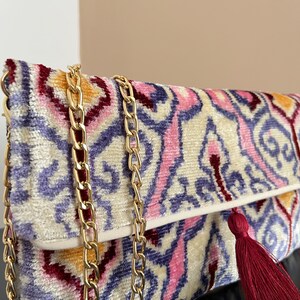 Ethnic Pattern Bag | Clutch Bag | Evening Bag | Ikat Bag | Silk Clutch ...