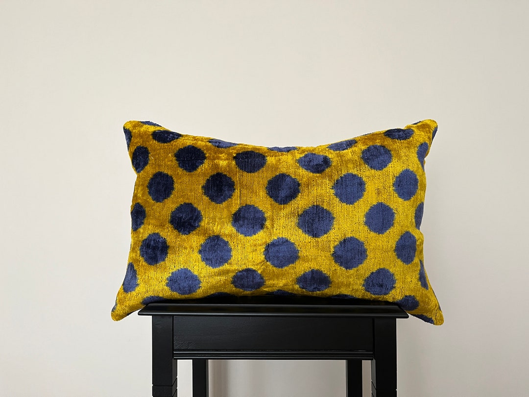 Blue Point Ikat Pillow Ikat Pillow Ikat Velvet Pillow Blue Ikat Pillow Ikat Pillow Cases Ikat