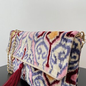 Ethnic Pattern Bag | Clutch Bag | Evening Bag | Ikat Bag | Silk Clutch ...